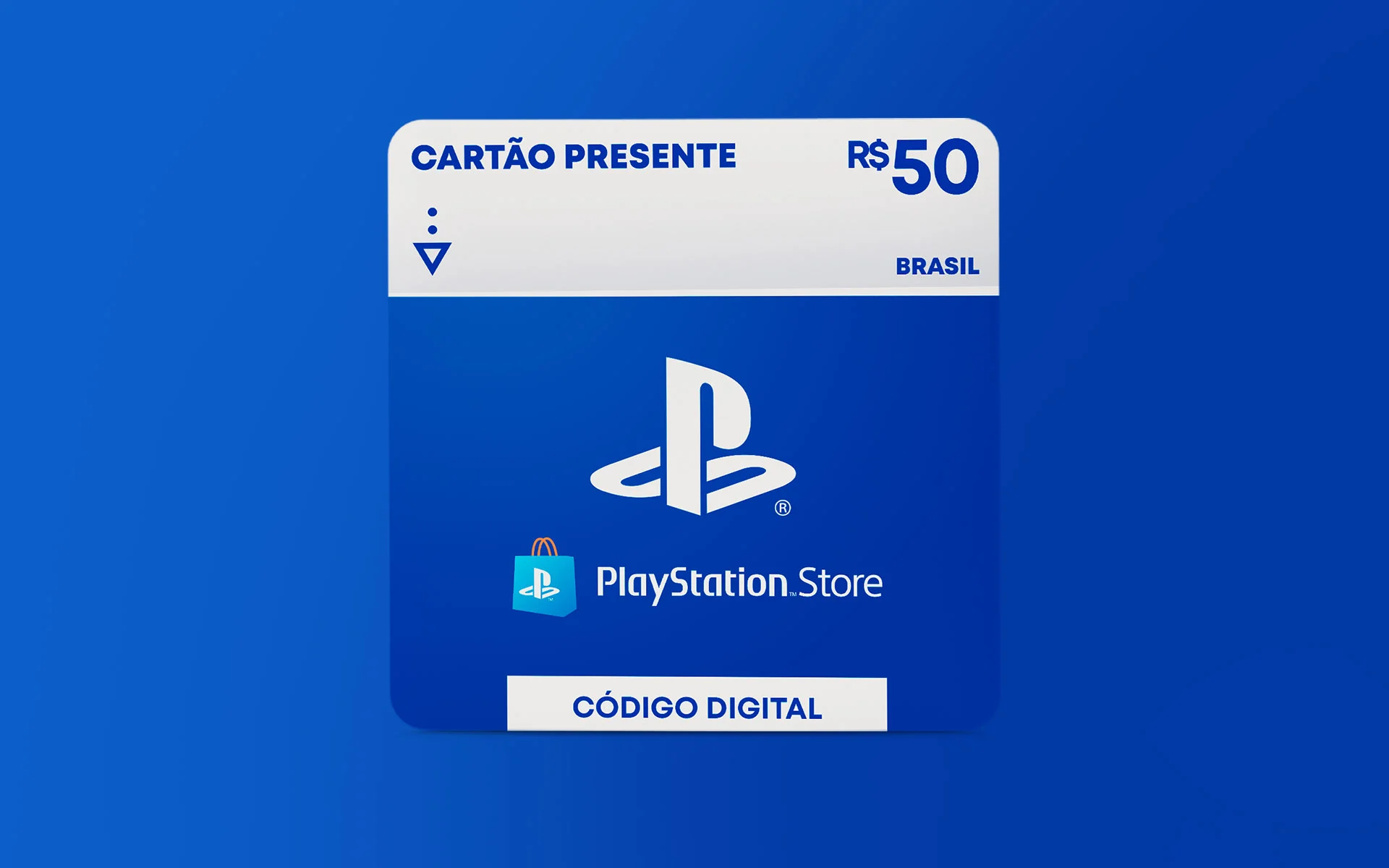 R$ 50 PlayStation Store - Cartão Presente Digital [Exclusivo Brasil]