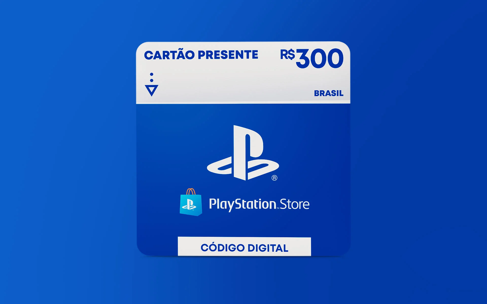 R$ 300 PlayStation Store - Cartão Presente Digital [Exclusivo Brasil]